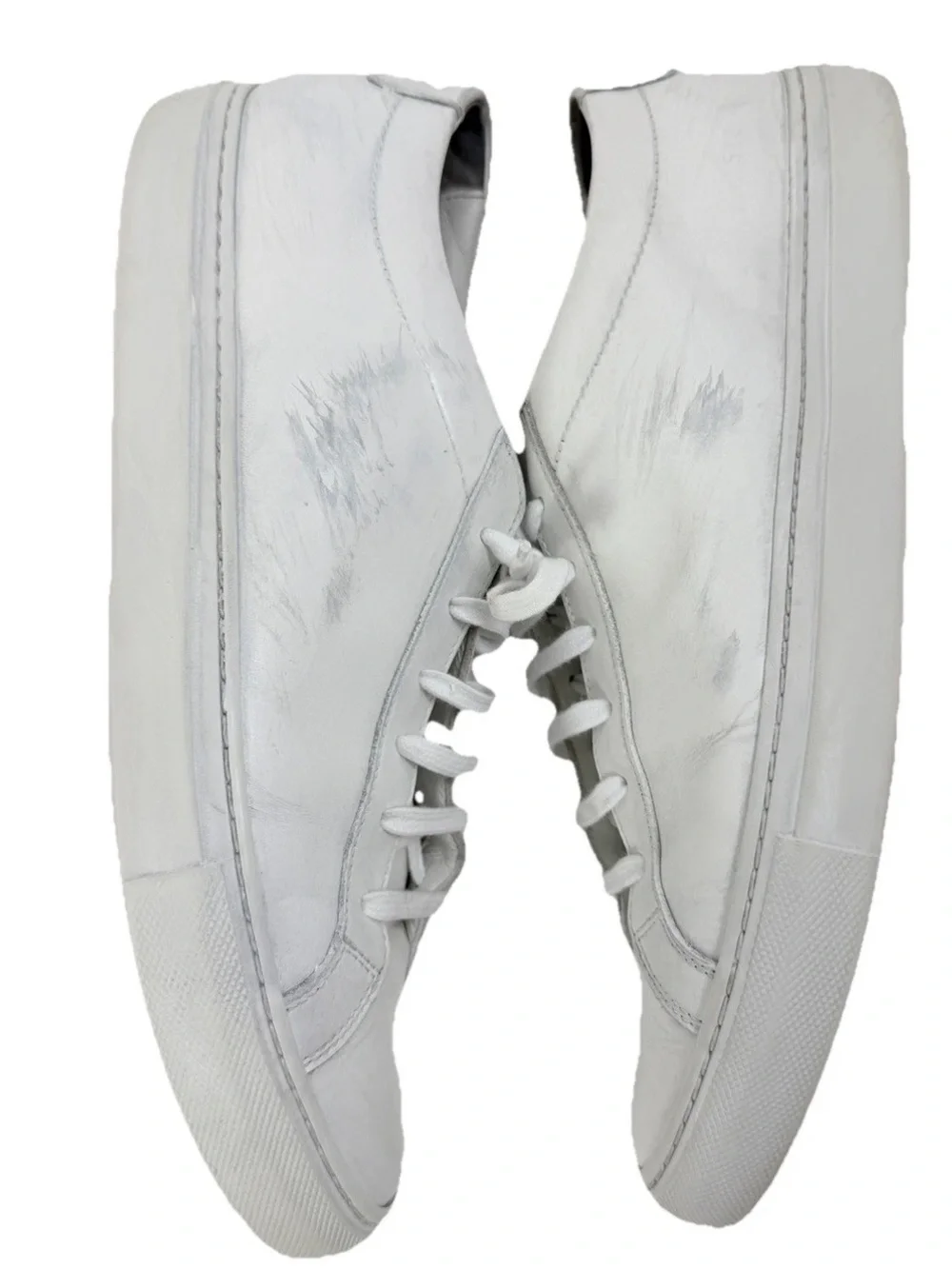 Common Projects White Leather Low-Top Sneakers